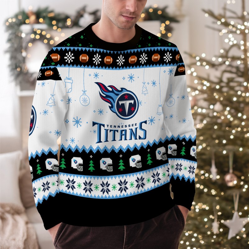 Tennessee Titans Ugly Christmas Sweater - MK Outdoor1