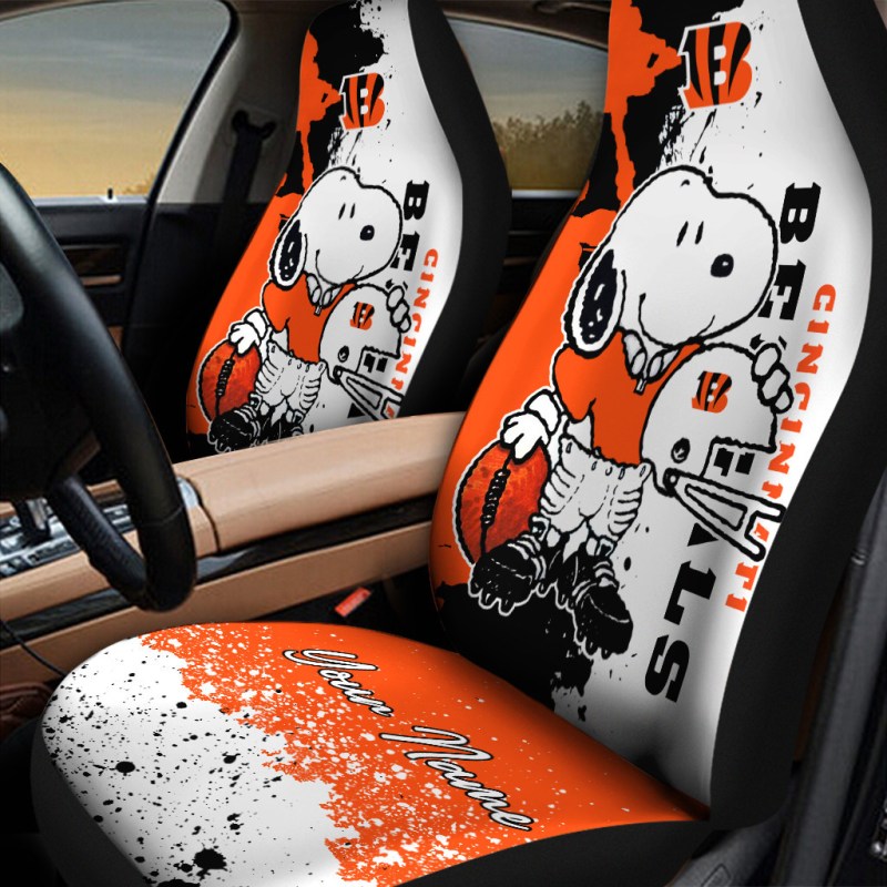Cincinnati Bengals Personalized Car Seat Covers
