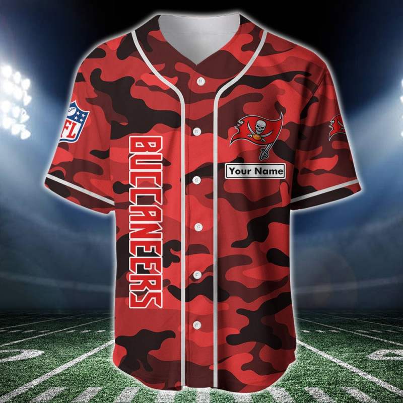 Tampa Bay Buccaneers Baseball Jersey Front