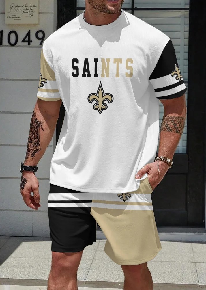 New Orleans Saints T-shirt and Shorts