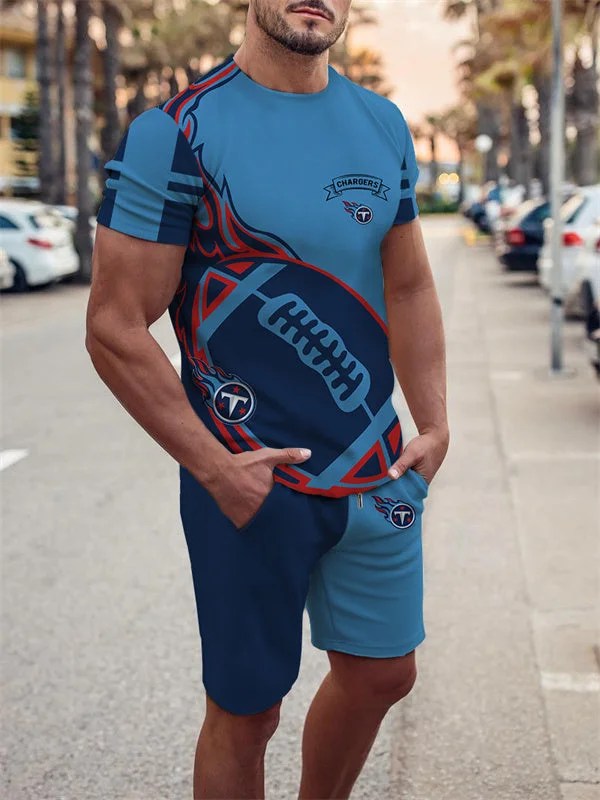 Tennessee Titans T-Shirt and Shorts