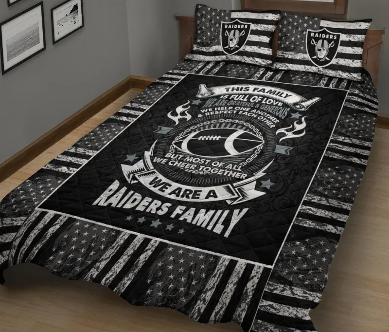 Las Vegas Raiders Quilt Set