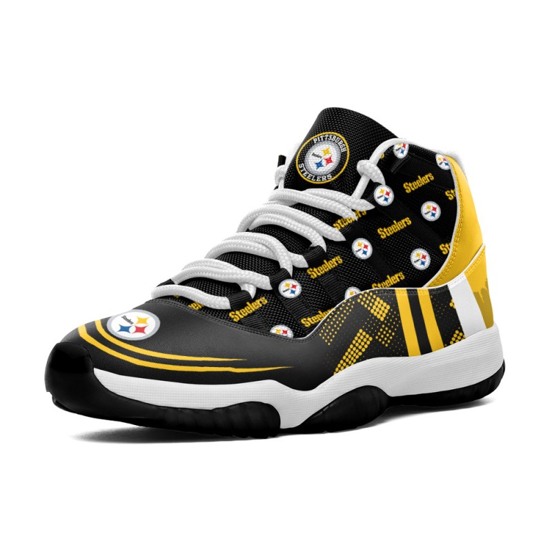 Pittsburgh Steelers AJD11 Sneakers Side View