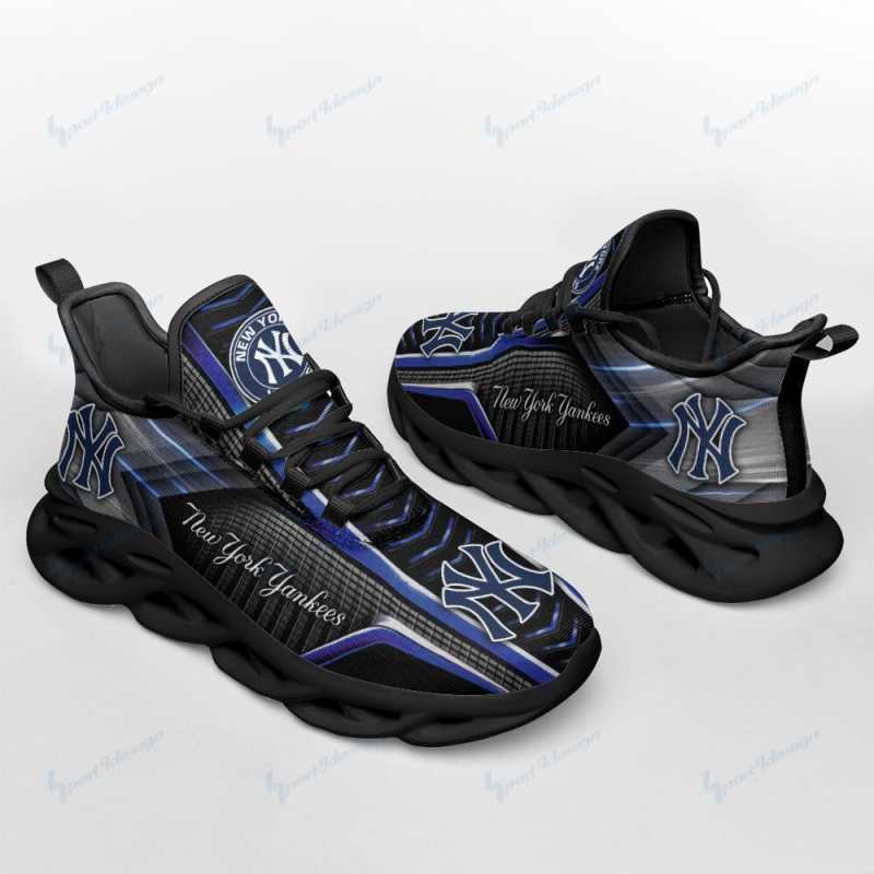 New York Yankees Yezy Running Sneakers Back View
