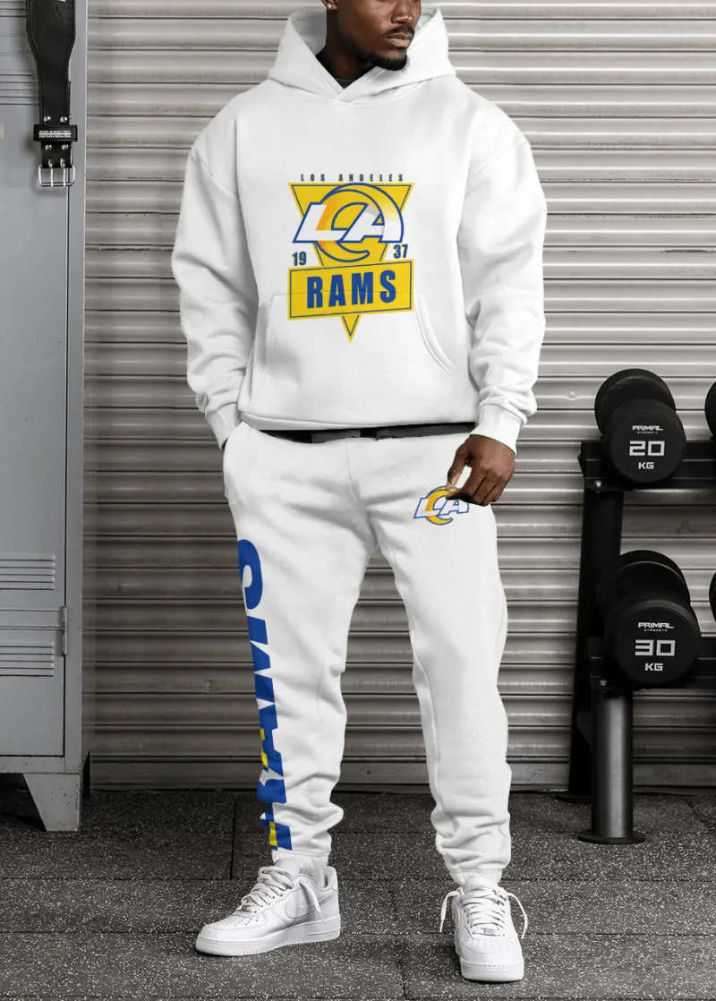 Los Angeles Rams Hoodie and Sweatpants Details