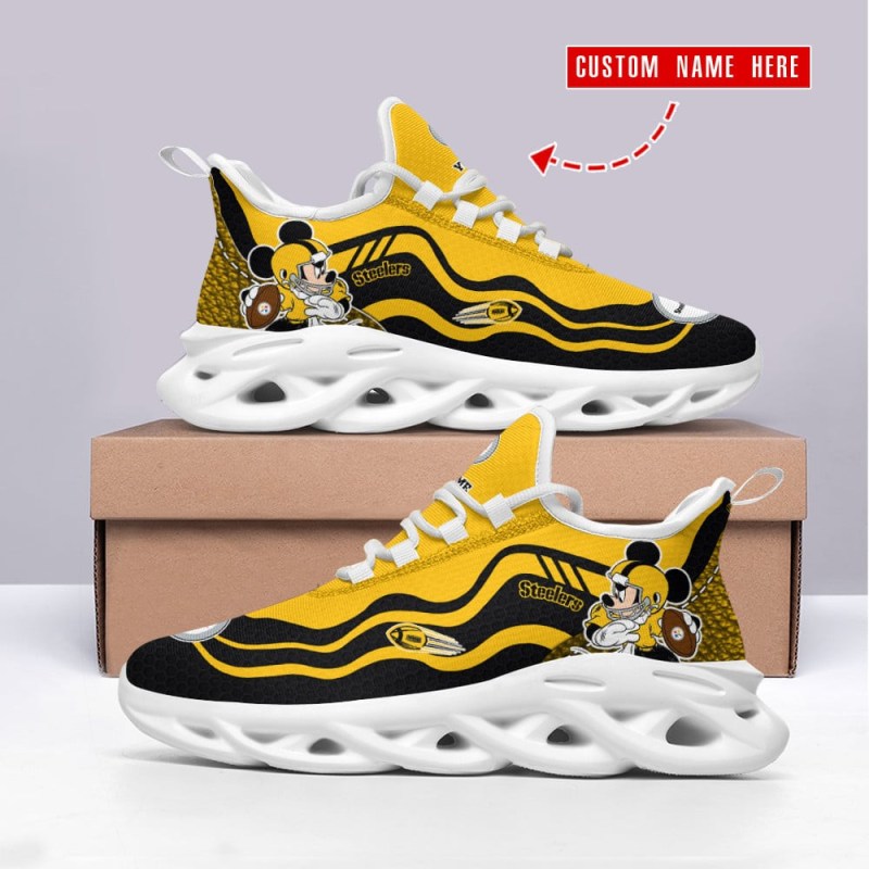 Pittsburgh Steelers Personalized Yezy Running Sneakers