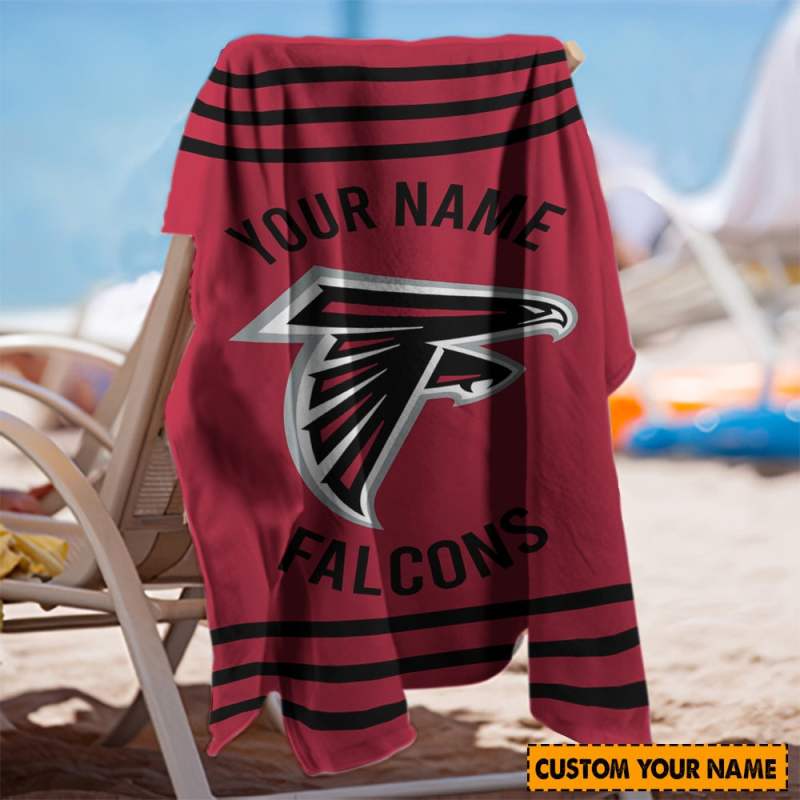Atlanta Falcons Towel in Use