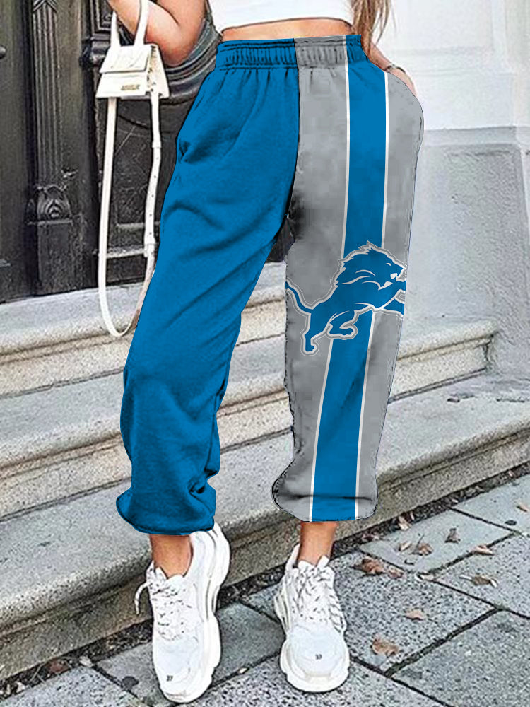 Detroit Lions 3D Printed Pocket Sweatpants