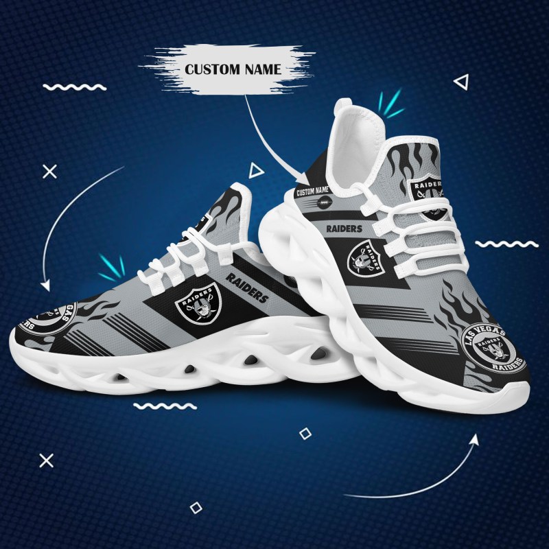 Las Vegas Raiders Sneakers Back View