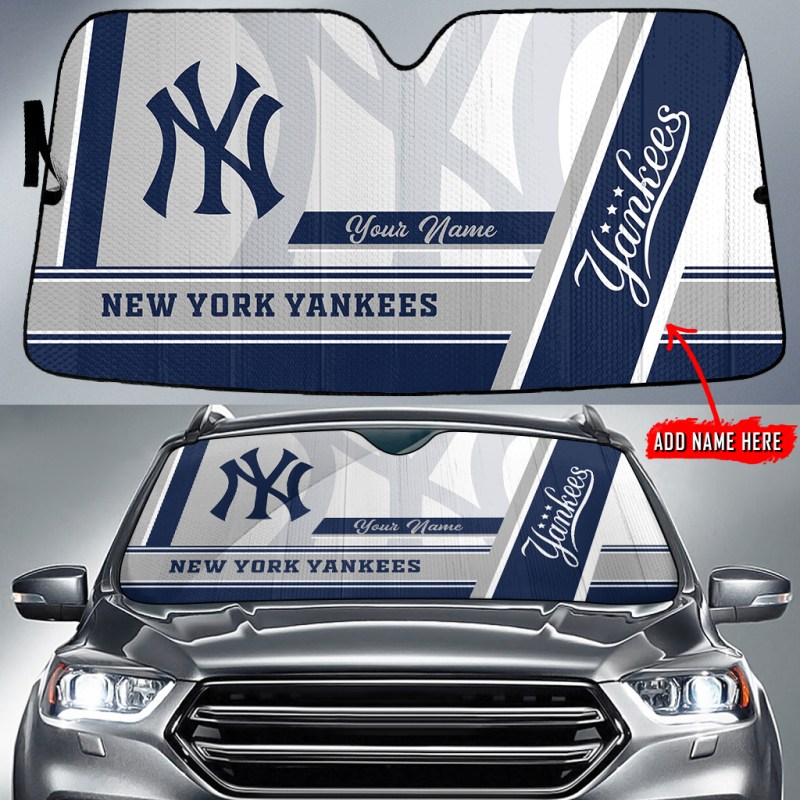 New York Yankees Personalized Auto Sun Shade