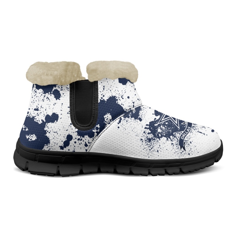 Dallas Cowboys Comfy Winter Snow Boots Image 5