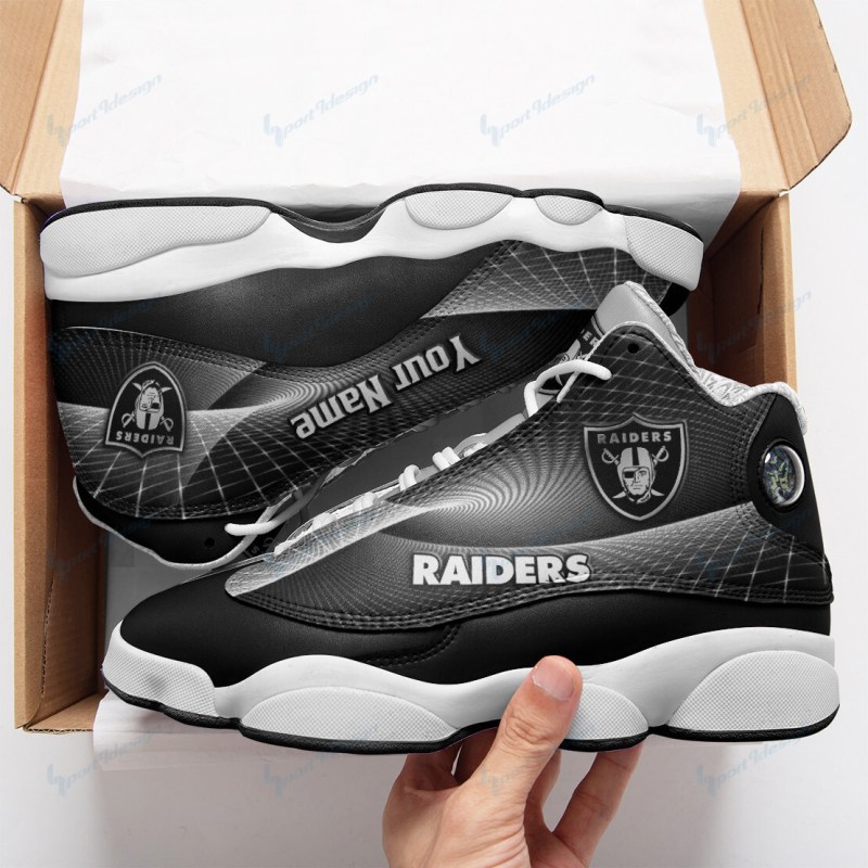 Las Vegas Raiders Personalized AJD13 Sneakers