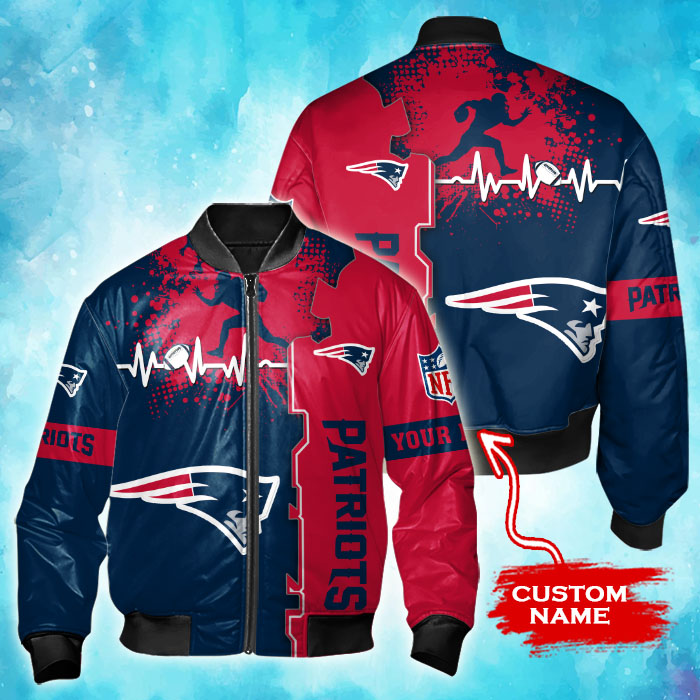 New England Patriots Bomber Jacket Image 1