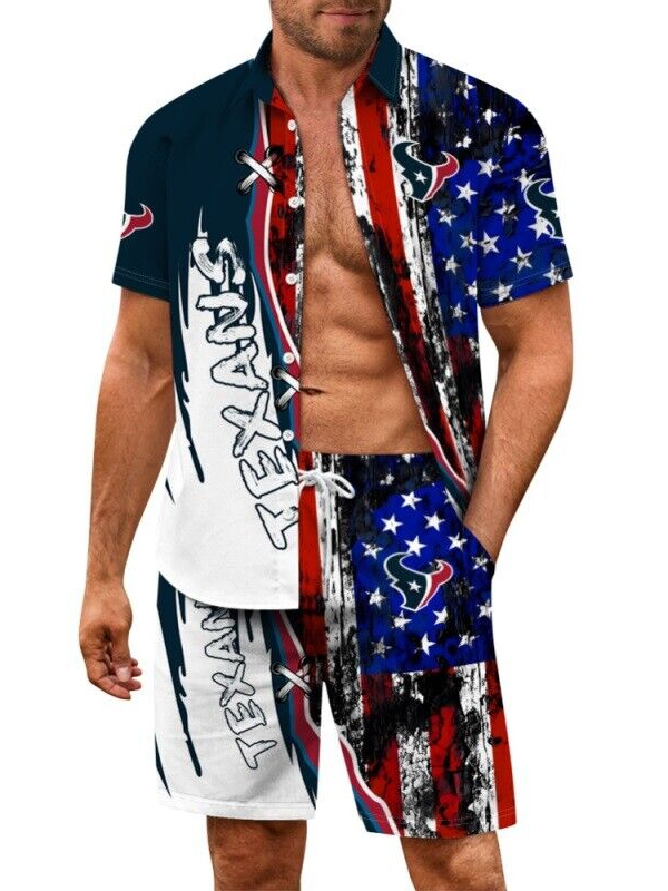 Houston Texans Hawaiian Shirt and Shorts