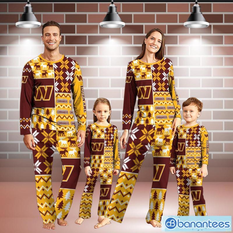 Washington Commanders Pajamas Christmas Gift For Family
