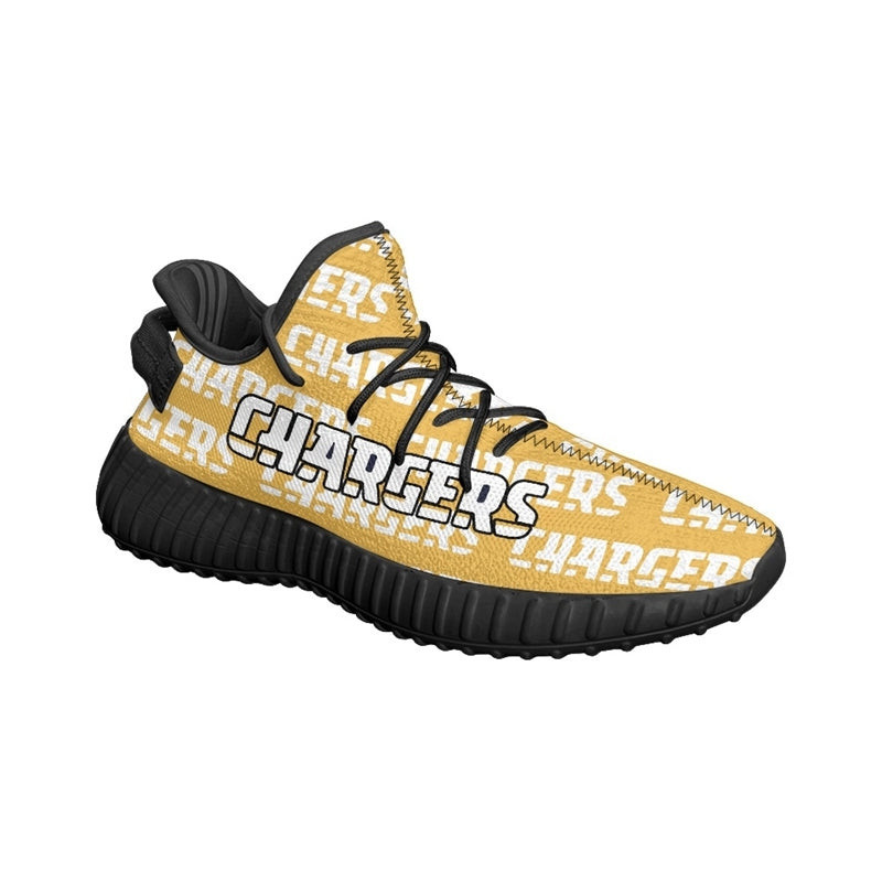 Breathable Mesh Los Angeles Chargers Yeezy Shoes