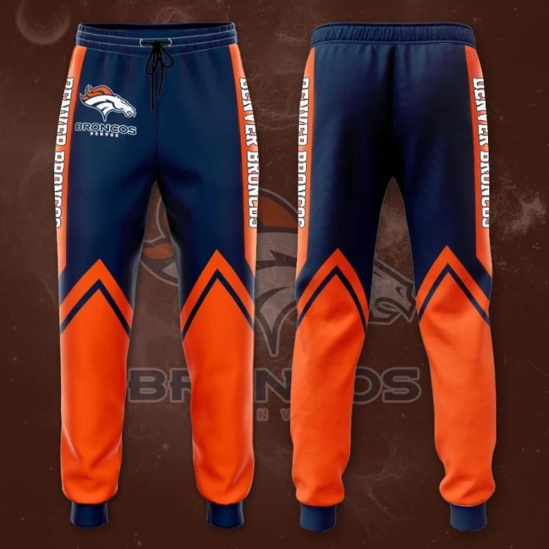 Denver Broncos 3D Printed Pocket Sweatpant