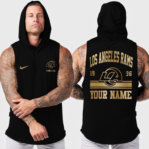Los Angeles Rams Men's Workout Hooded Tank Top