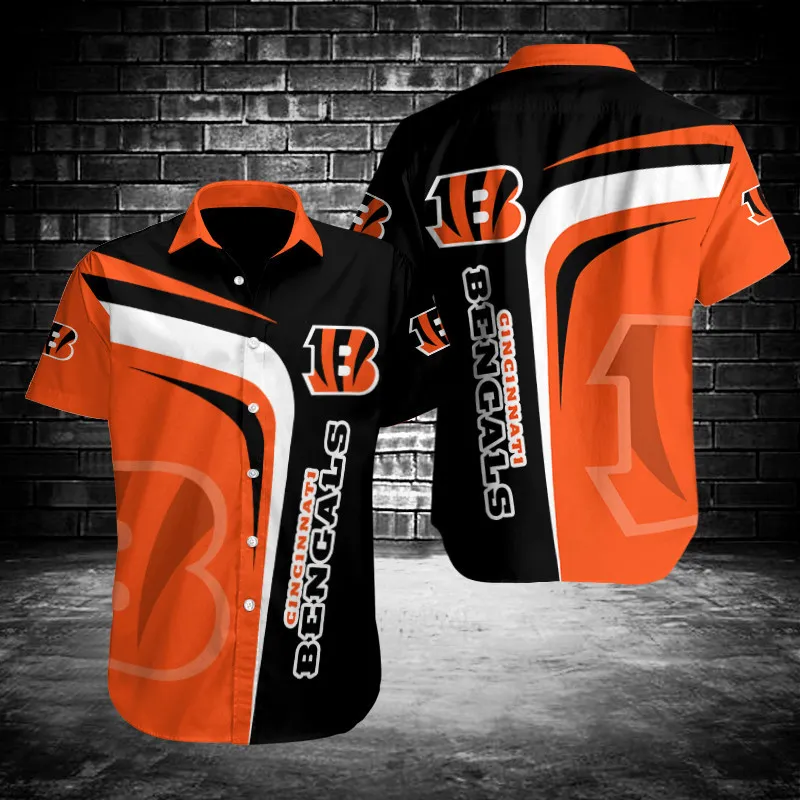 Cincinnati Bengals Button Shirt Sizing Chart