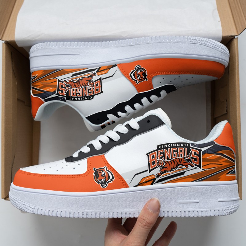 Cincinnati Bengals AF1 Shoes - Back View