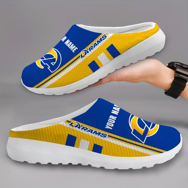 Los Angeles Rams Slip-on Half Shoes - Personalized Gifts for Fans