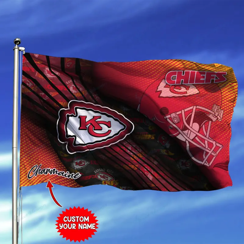Kansas City Chiefs Personalized Flag