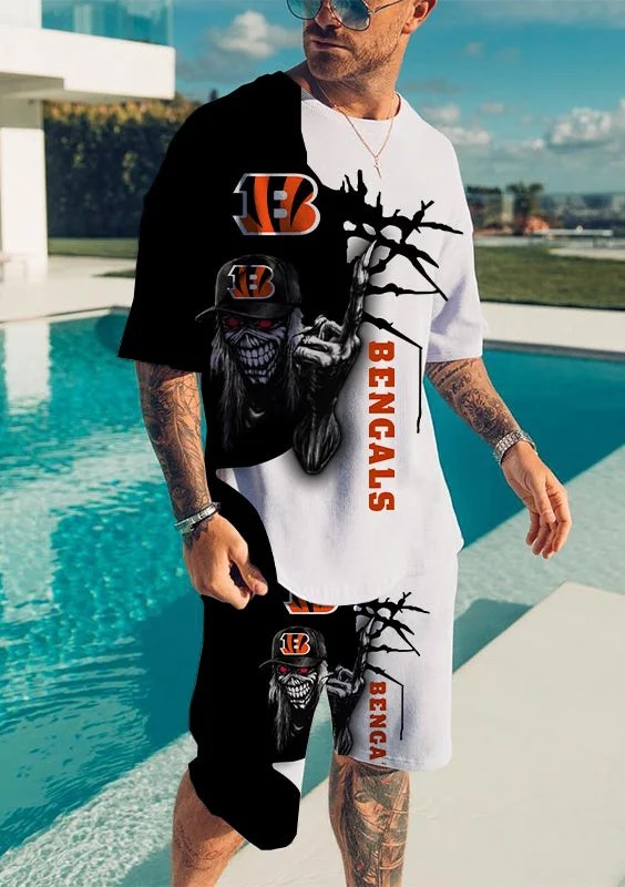 Cincinnati Bengals T-shirt and Shorts Set