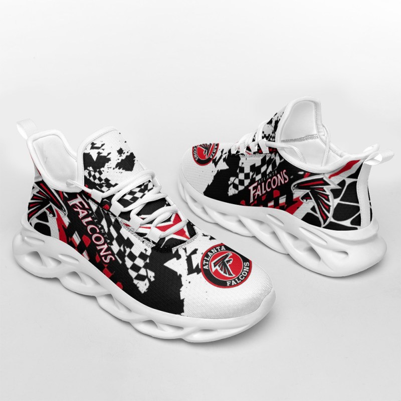 Atlanta Falcons Yezy Running Sneakers Close Up