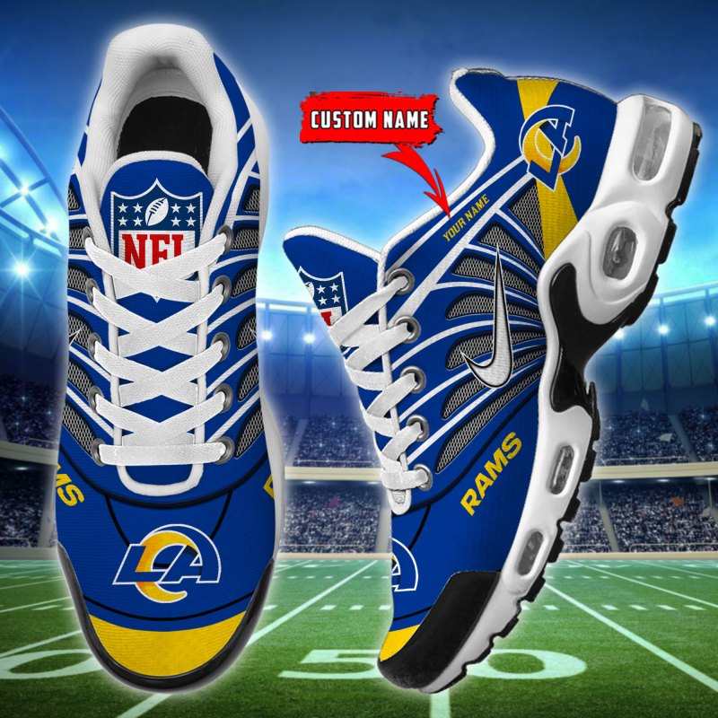 Los Angeles Rams New Personalized T-N Youth Sneakers
