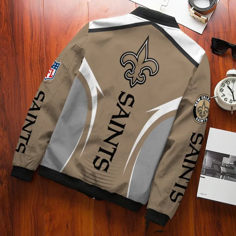 New Orleans Saints Stylish Bomber Jacket
