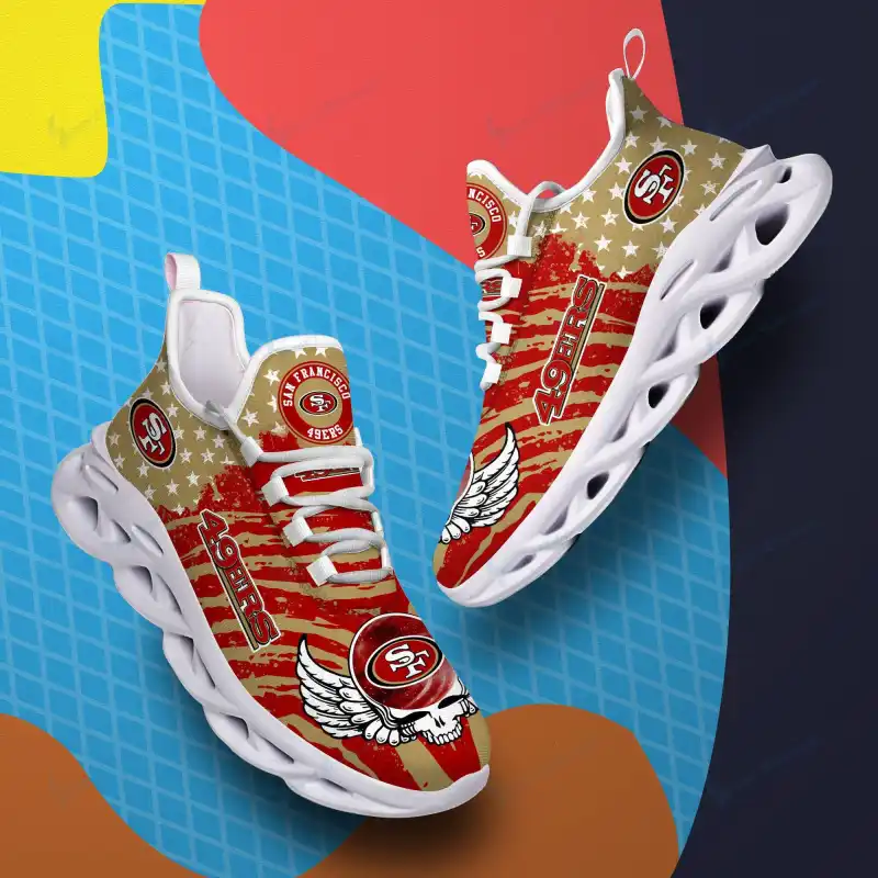 San Francisco 49ers Yezy Running Sneakers