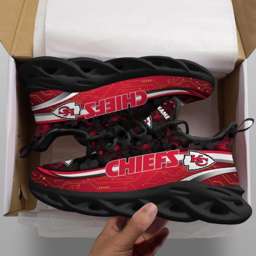 Kansas City Chiefs Personalized Yezy Running Sneakers