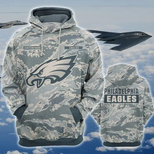 Philadelphia Eagles Personalized All Over Printed Sweater