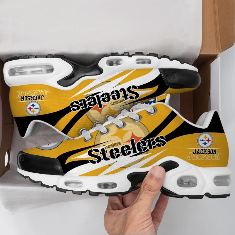 Pittsburgh Steelers Youth Sneakers Side View