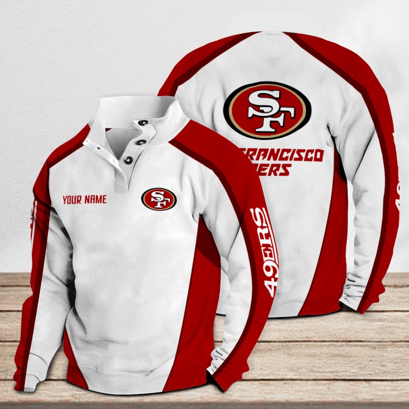 San Francisco 49ers Casual Stand Collar Sweatshirt