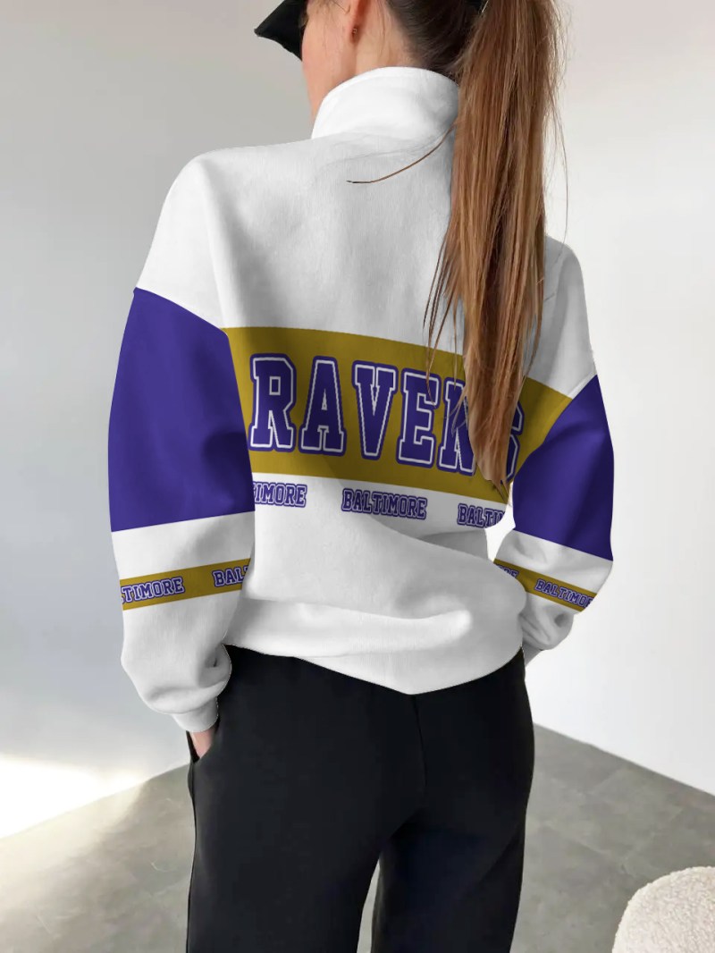 Baltimore Ravens Sweatshirt Back View