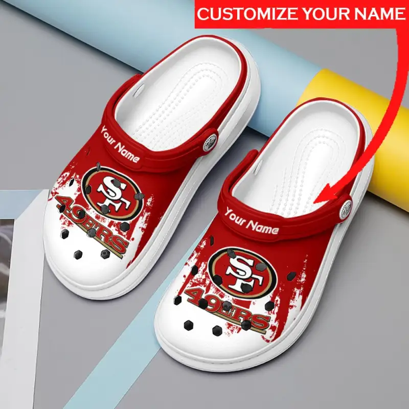 San Francisco 49ers Personalized Limited Clog