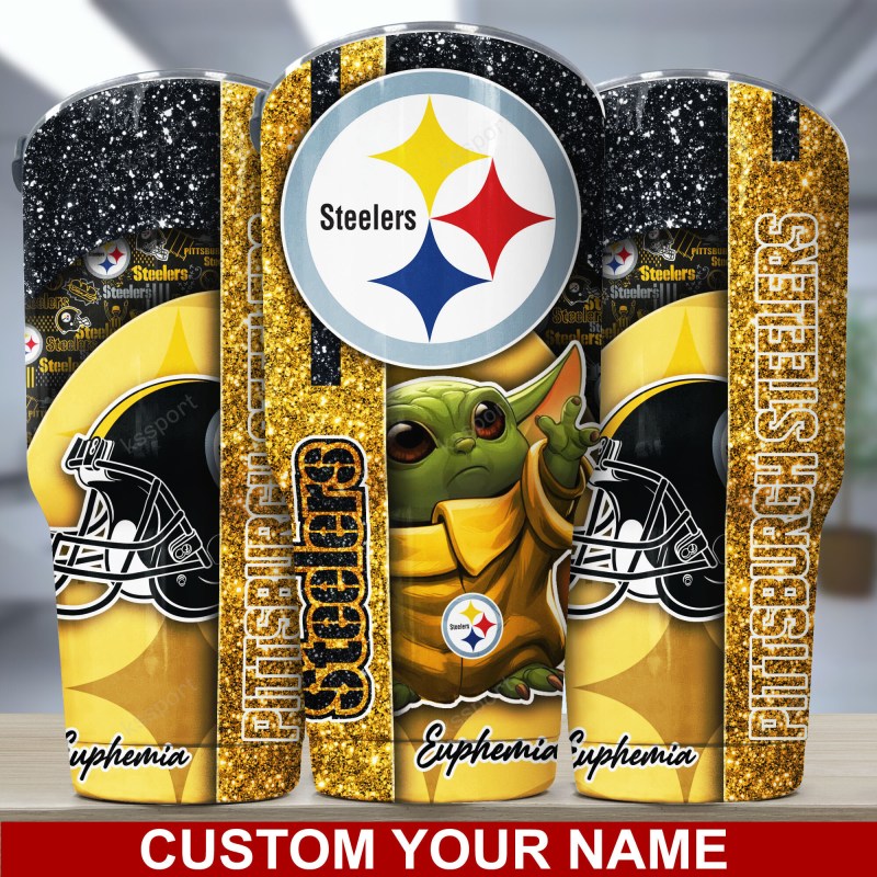 Pittsburgh Steelers Personalized Tumbler