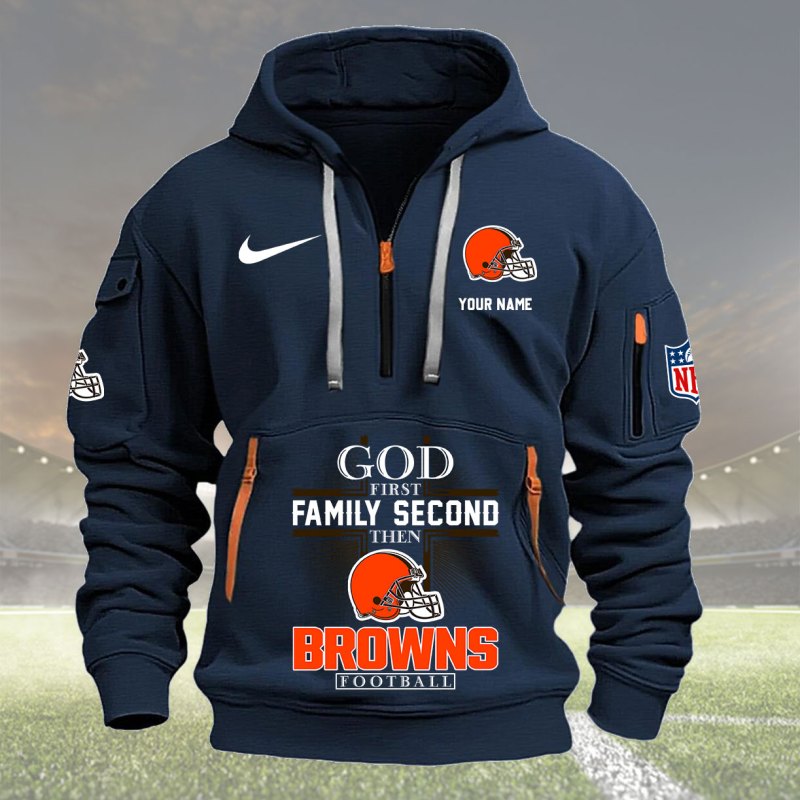 Cleveland Browns Navy Hoodie