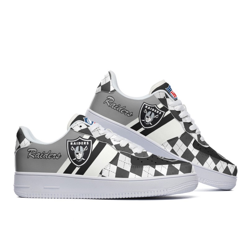 Las Vegas Raiders AF1 Shoes Lifestyle View