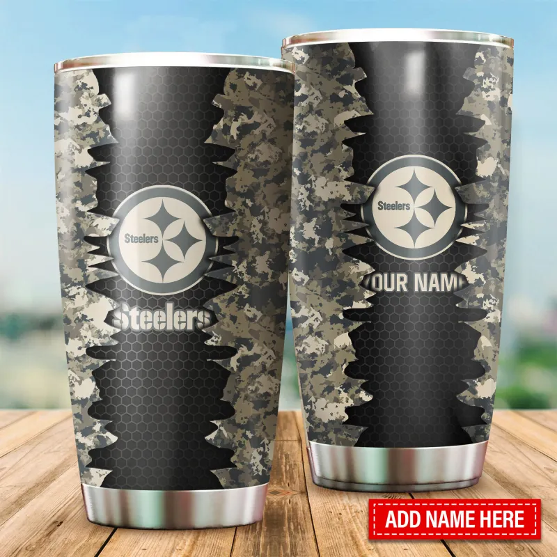 Pittsburgh Steelers Personalized Tumbler