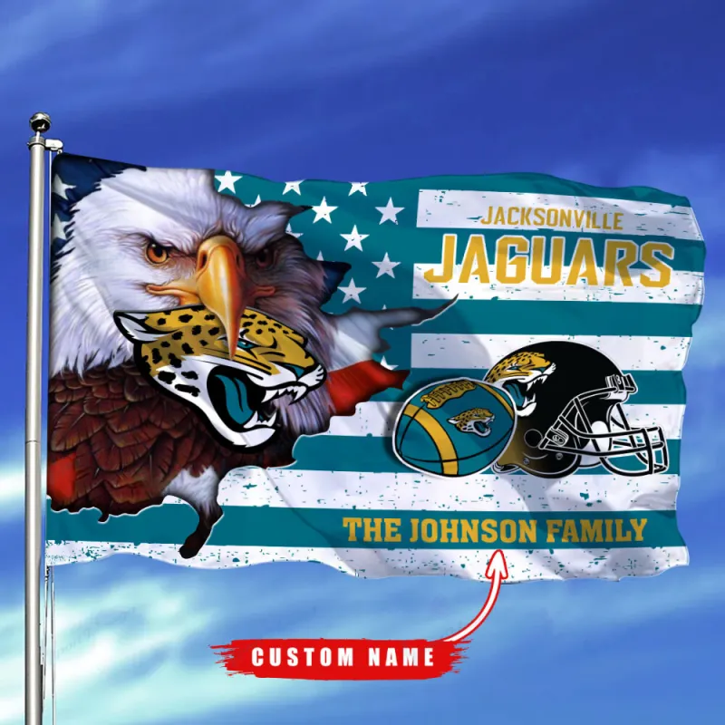 Jacksonville Jaguars Flag Design