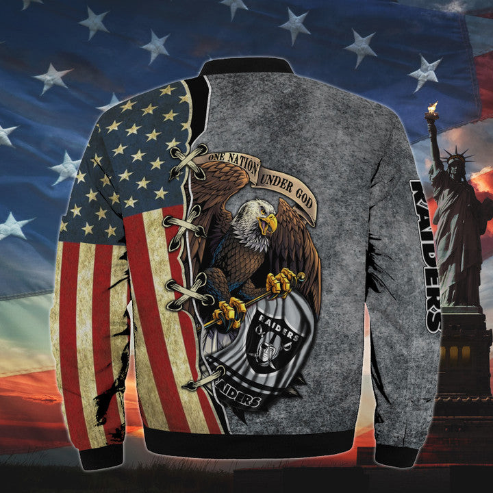 Las Vegas Raiders Bomber Jacket