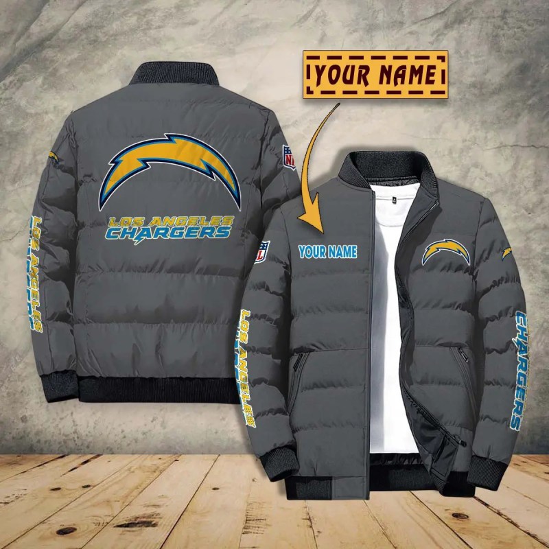 Los Angeles Chargers Puffer Jacket 8