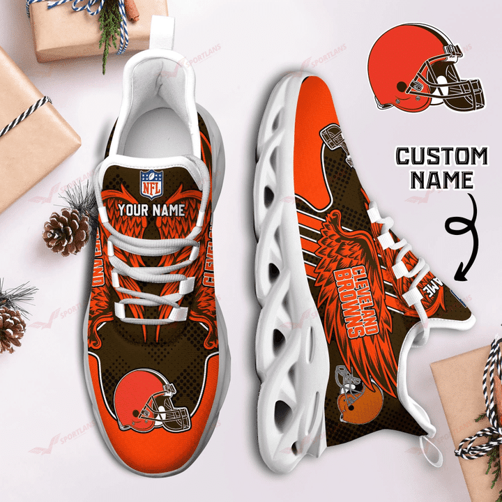 Cleveland Browns Personalized Yezy Running Sneakers 1