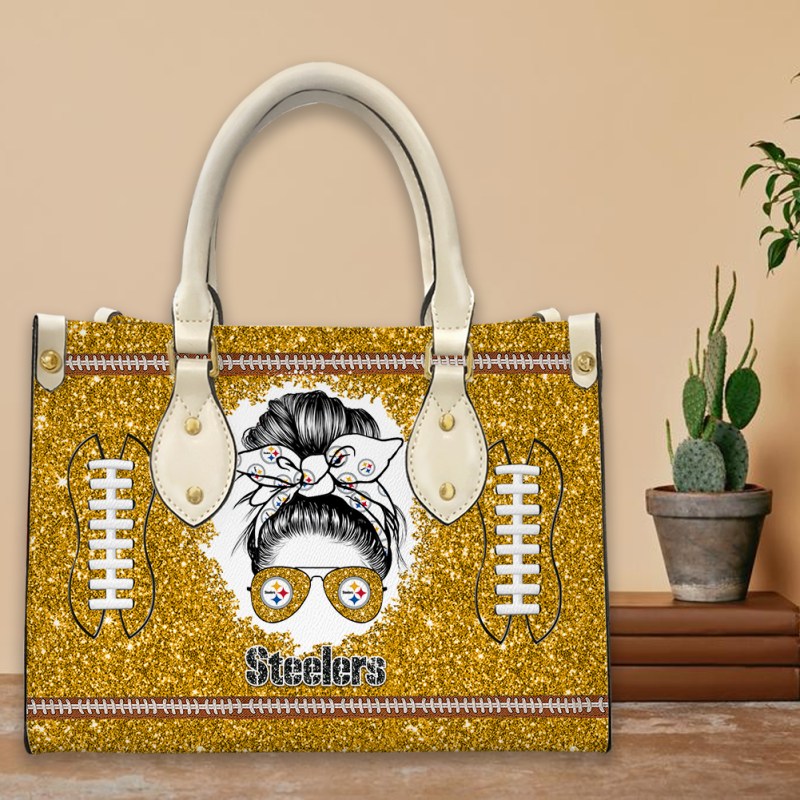 Pittsburgh Steelers Personalized Hand Bag Interior View