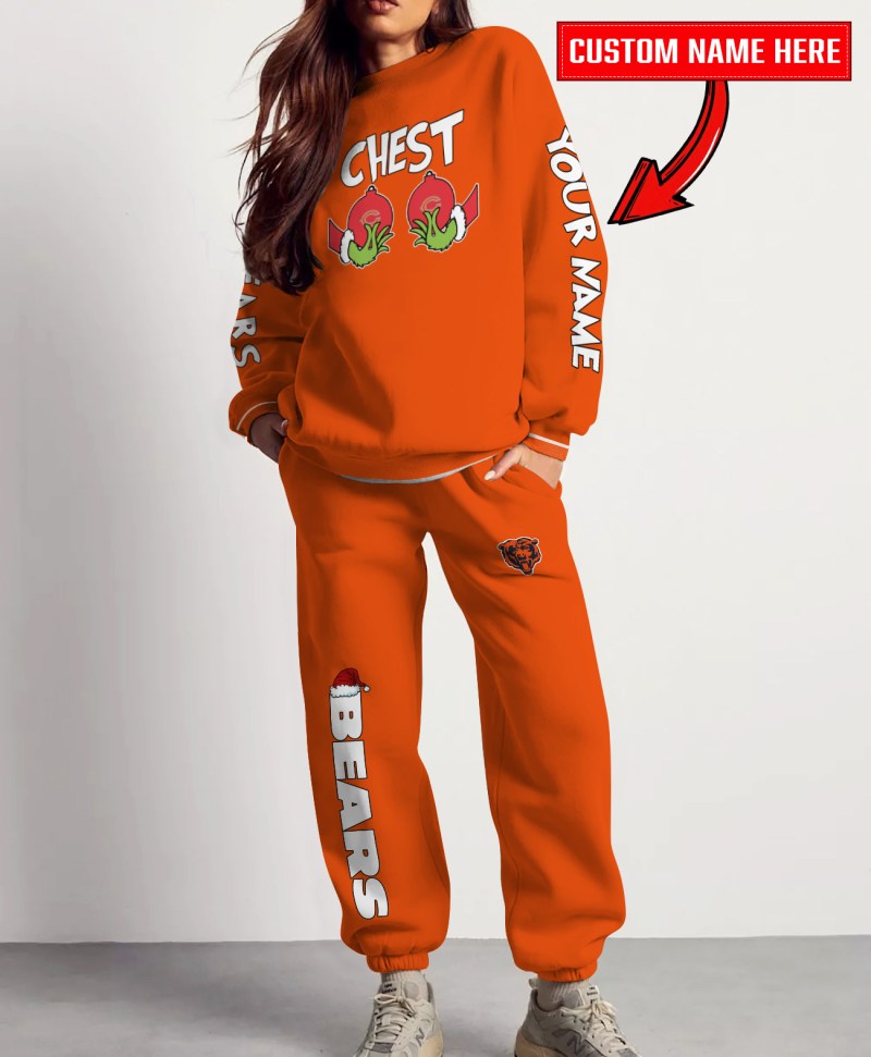 Chicago Bears Sweatshirt and Sweatpants Christmas Collection
