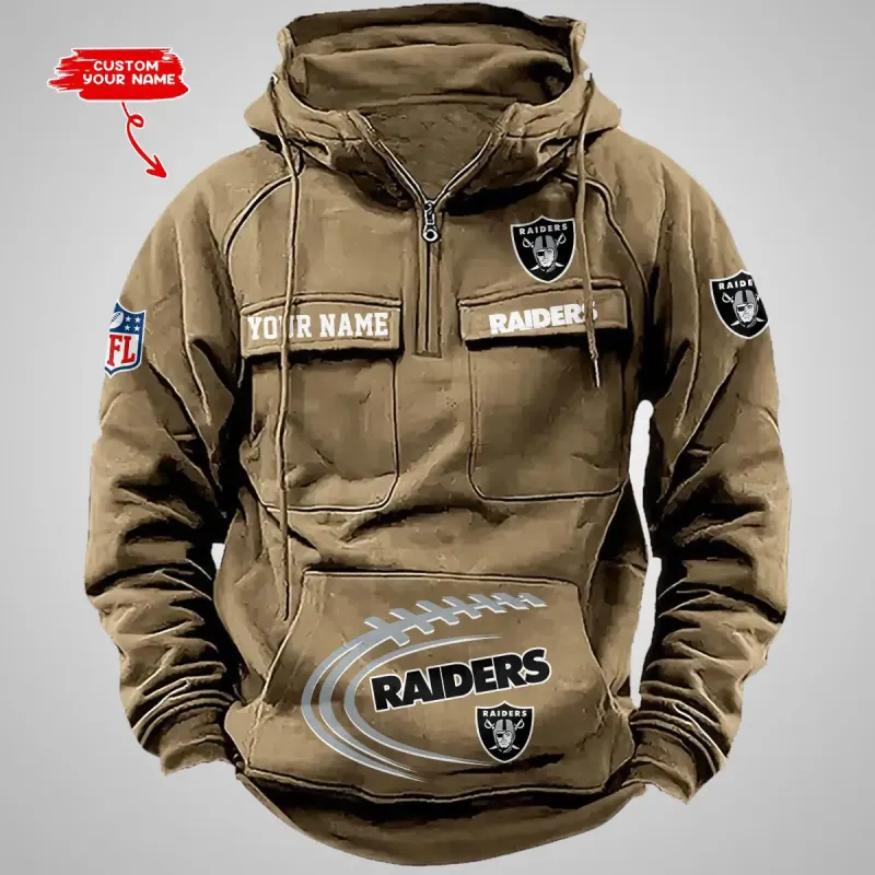 Las Vegas Raiders Hoodie Detail View