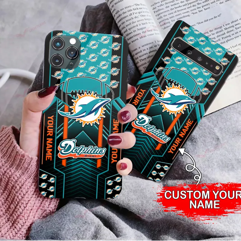 Miami Dolphins Personalized Phone Case