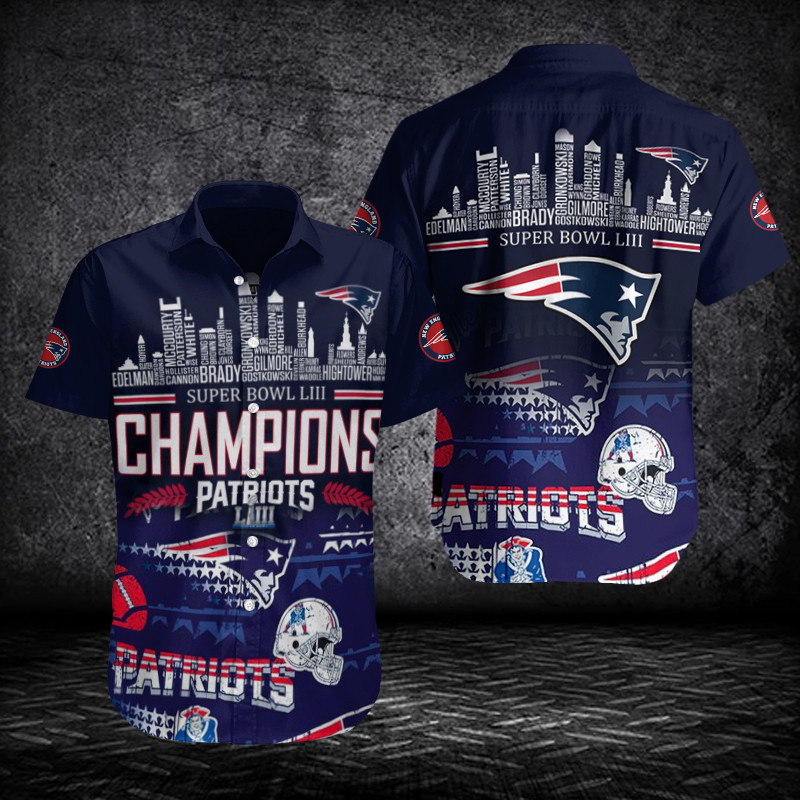 Sizing Chart for New England Patriots Button Shirt BG771